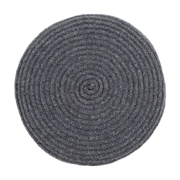 Poppy Pouf Charcoal by Surya - Image 2